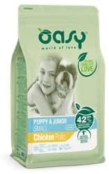 מזון יבש OASY לכלב גור גזע קטן עוף 3 ק"ג LIFESTAGE