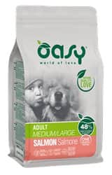 מזון יבש לכלב OASY חלבון יחיד סלמון בוגר 12 ק"ג